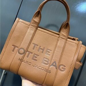 Marc Jacobs Tan Pebbled Leather Mini Tote